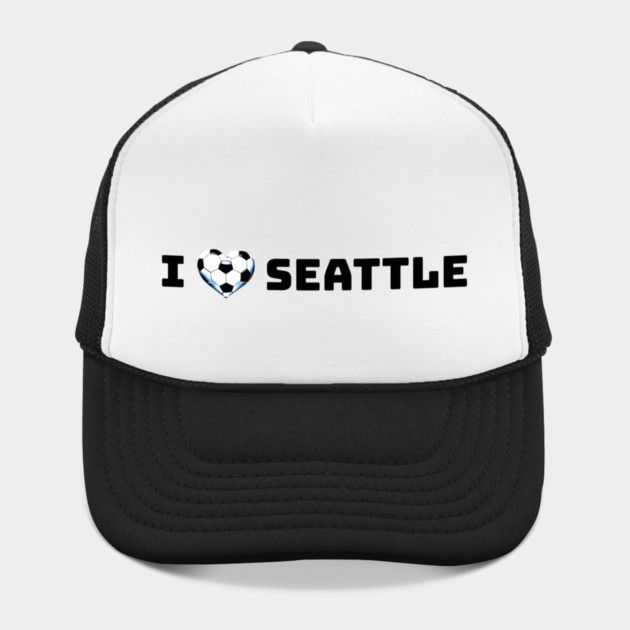I Love Seattle Soccer Hat